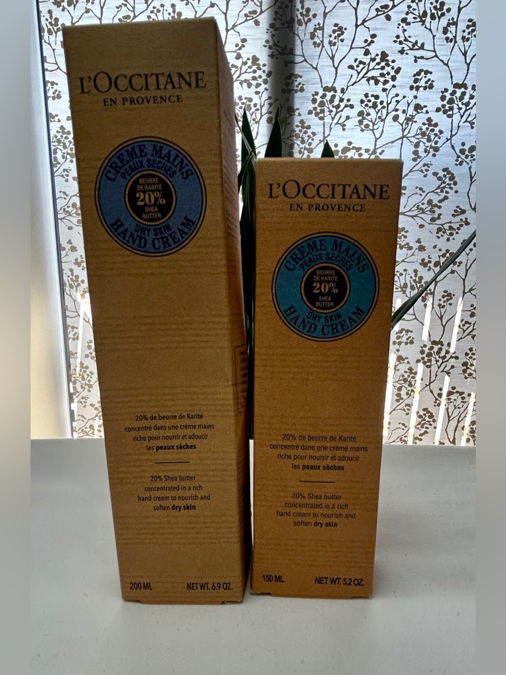 L'OCCITANE Shea Butter Hand Cream - Brown Boxes with Blue Labels